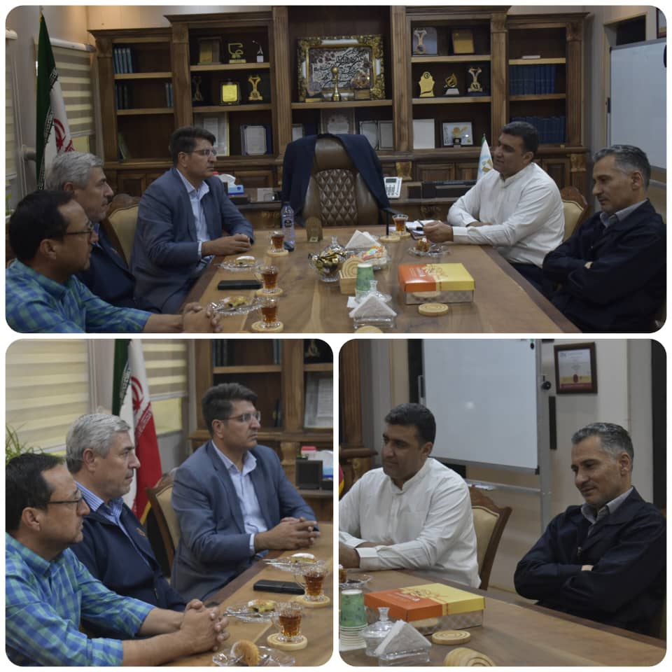 دیدار صمیمانه مدیر جهاد کشاورزی شهرستان فیروزه  با مدیریت محترم عامل کارخانه قند نیشابور