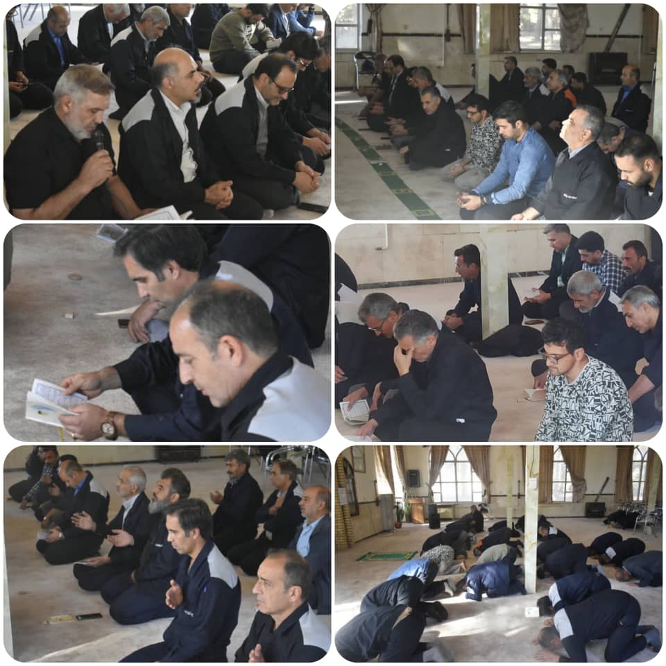 برگزاری مراسم معنوی و پر فیض زیارت عاشورا  به مناسبت سالروز شهادت حضرت فاطمه زهرا (س)